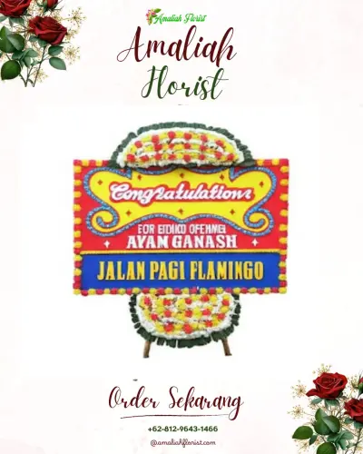 Bunga Papan Congratulation di Nampirejo